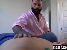 Step Daddy Giving His Young Stepson a Gift in His Ass - Ryan Jacobs and Markus Kage - DadCreepy.com