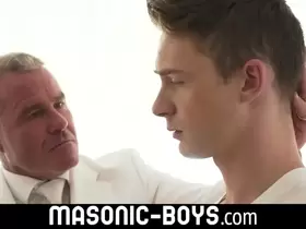 Hot smooth teen dick sucked and cute ass fucked by silver MASONIC-BOYS.COM